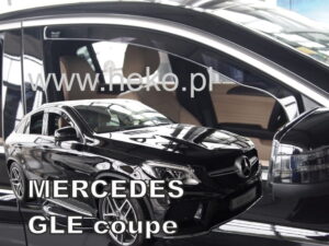 Heko - Ανεμοθραύστες Παραθύρων Για Mercedes Benz GLE-Class Coupe (C292) 2016 > 2019 5πορτο υλικό Acrylic Χρώμα Φιμέ - 2 τεμ. (ΑΝΕΜ.23602)