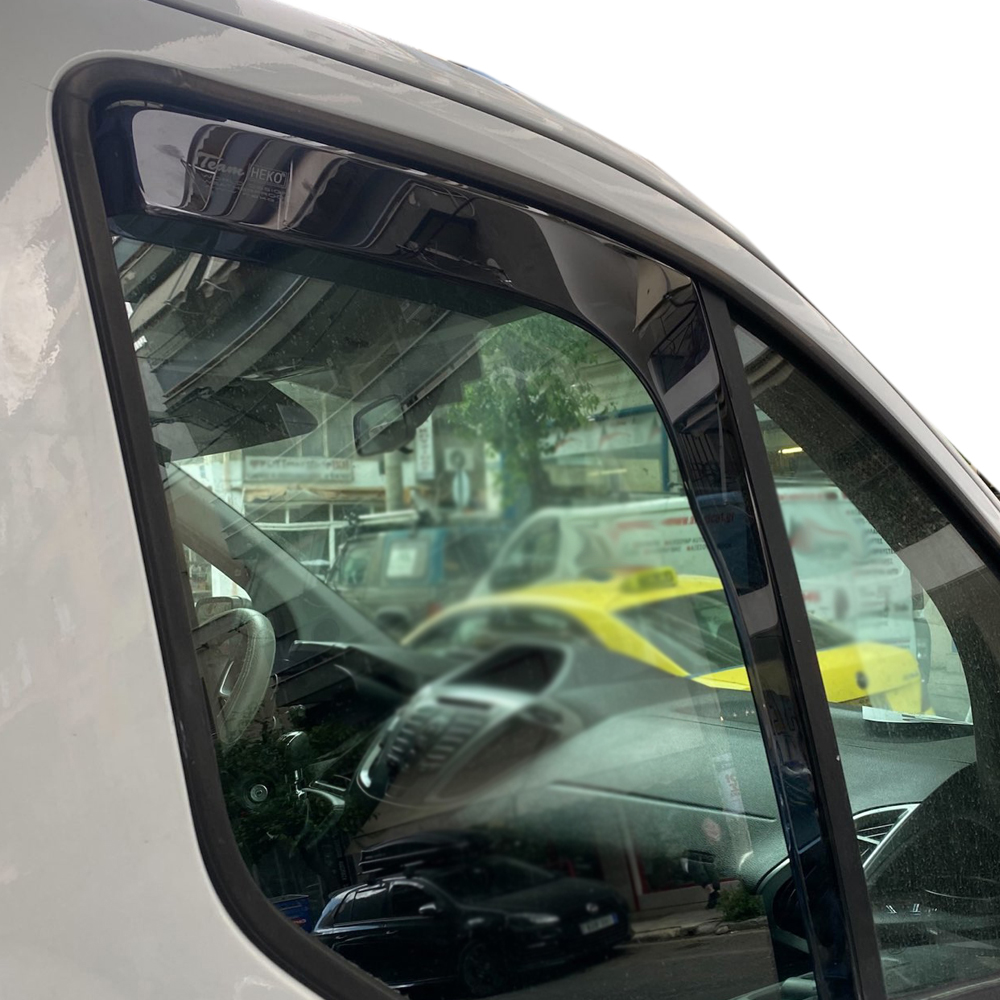 Εικόνα 7 από 7 — ΑΝΕΜΟΘΡΑΥΣΤΕΣ ΓΙΑ FORD TRANSIT COURIER 2D/4D 2014-2023  / TOURNEO COURIER 2D/4D 2014-2023 ΖΕΥΓΑΡΙ ΑΠΟ ΕΥΚΑΜΠΤΟ ΦΙΜΕ ΠΛΑΣΤΙΚΟ HEKO – 2 ΤΕΜ.