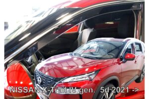 ΑΝΕΜΟΘΡΑΥΣΤΕΣ ΓΙΑ NISSAN X-TRAIL 5D 2021+ ΖΕΥΓΑΡΙ ΑΠΟ ΕΥΚΑΜΠΤΟ ΦΙΜΕ ΠΛΑΣΤΙΚΟ HEKO - 2 ΤΕΜ.