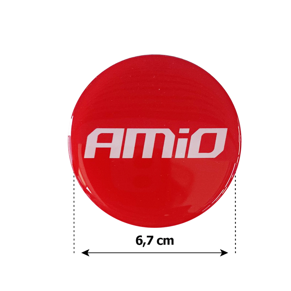 Εικόνα 2 από 3 — AMiO ΑΥΤΟΚΟΛΛΗΤΑ ΖΑΝΤΩΝ 6,7 cm ΛΕΥΚΟ/ΚΟΚΚΙΝΟ ΣΜΑΛΤΟΥ – 4 ΤΕΜ.