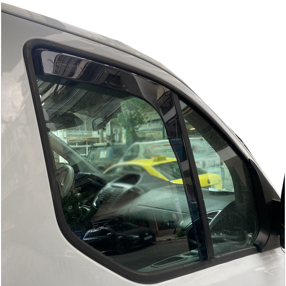 Εικόνα 2 από 6 — ΑΝΕΜΟΘΡΑΥΣΤΕΣ ΓΙΑ FORD TRANSIT CUSTOM 2D/4D 2012+ ΖΕΥΓΑΡΙ  VAN ΑΠΟ ΕΥΚΑΜΠΤΟ ΦΙΜΕ ΠΛΑΣΤΙΚΟ HEKO – 2 ΤΕΜ.