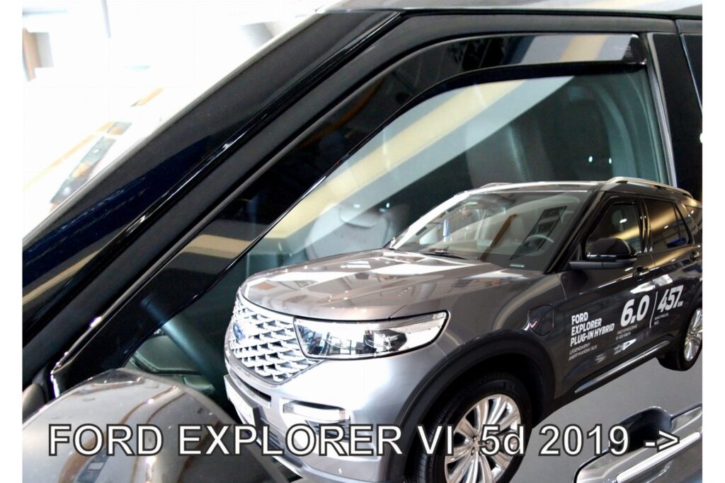 Εικόνα 1 από 6 — ΑΝΕΜΟΘΡΑΥΣΤΕΣ ΓΙΑ FORD EXPLORER 5D 2019+ ΣΕΤ ΑΥΤΟΚΙΝΗΤΟΥ ΑΠΟ ΕΥΚΑΜΠΤΟ ΦΙΜΕ ΠΛΑΣΤΙΚΟ HEKO – 4 ΤΕΜ.