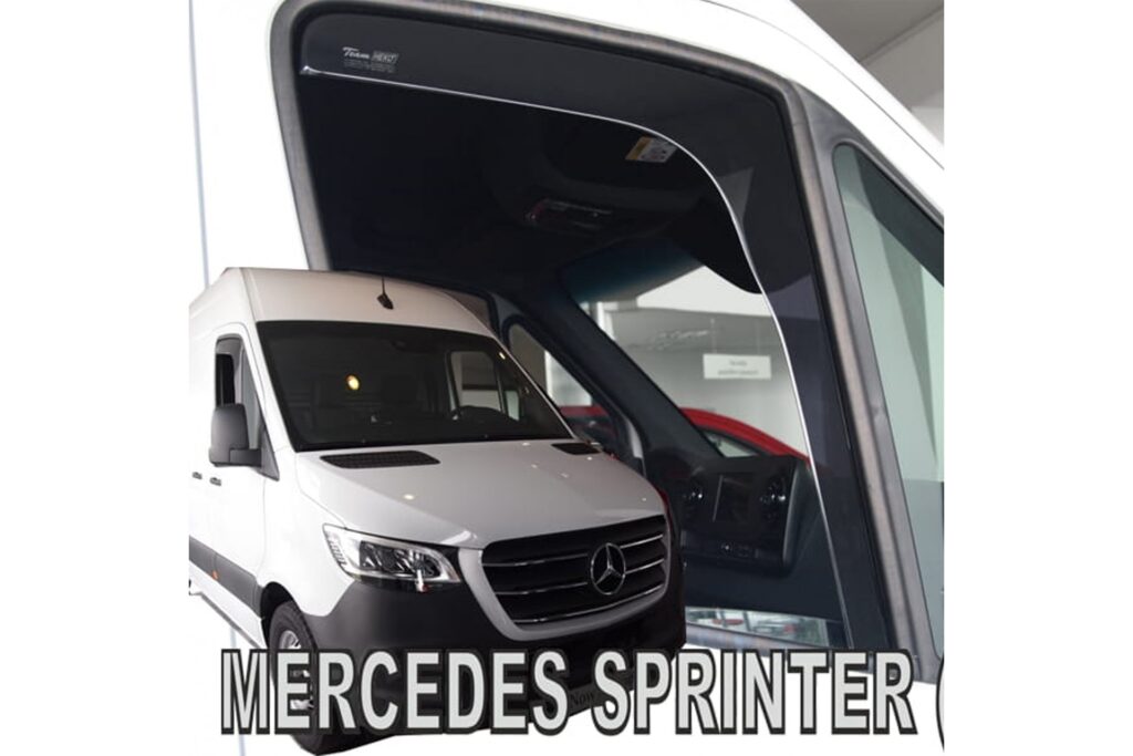 Εικόνα 1 από 5 — ΑΝΕΜΟΘΡΑΥΣΤΕΣ ΓΙΑ MERCEDES SPRINTER W907 2D 2018+ ΖΕΥΓΑΡΙ VAN ΑΠΟ ΕΥΚΑΜΠΤΟ ΦΙΜΕ ΠΛΑΣΤΙΚΟ HEKO – 2 ΤΕΜ.