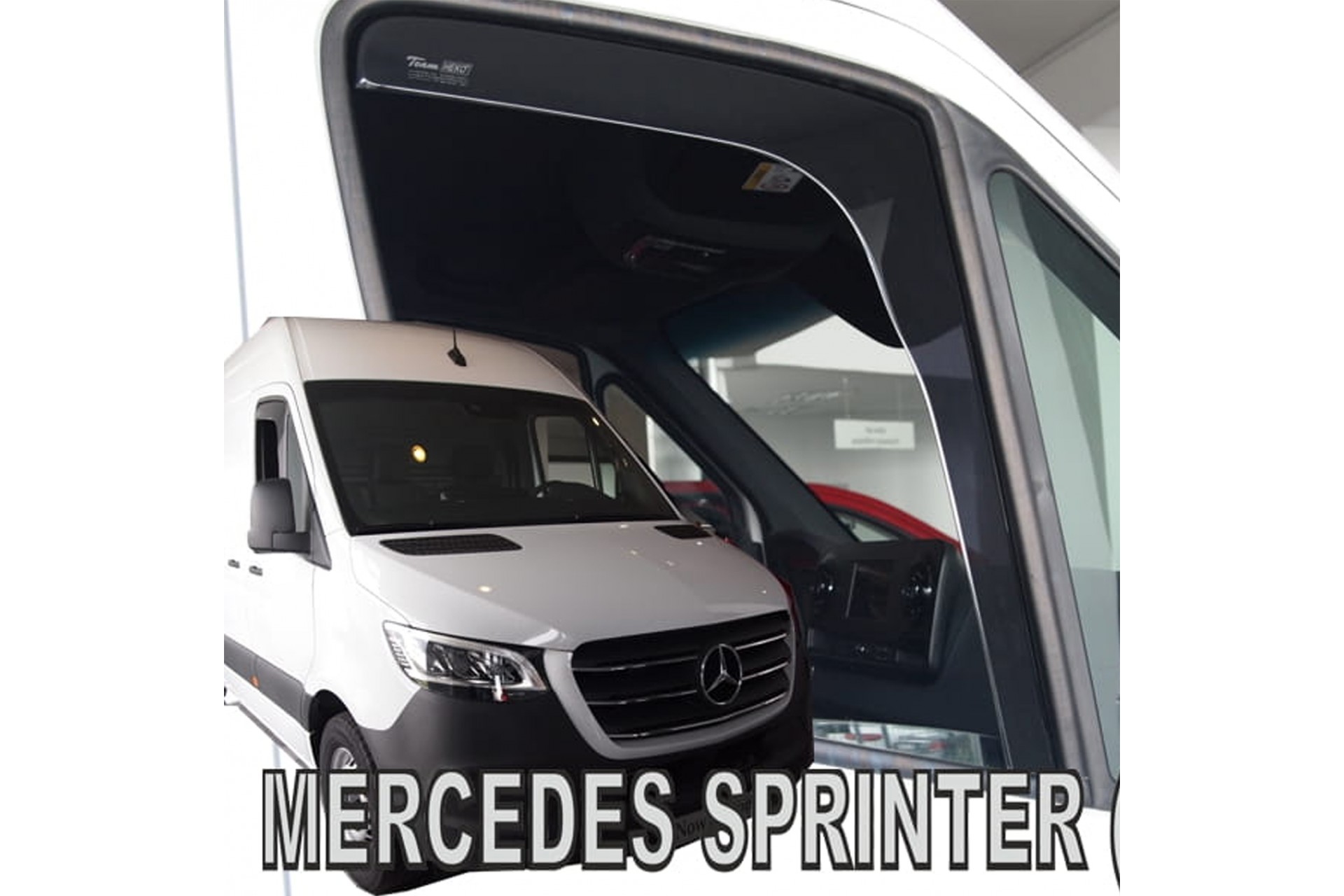 Εικόνα 1 από 5 — ΑΝΕΜΟΘΡΑΥΣΤΕΣ ΓΙΑ MERCEDES SPRINTER W907 2D 2018+ ΖΕΥΓΑΡΙ VAN ΑΠΟ ΕΥΚΑΜΠΤΟ ΦΙΜΕ ΠΛΑΣΤΙΚΟ HEKO – 2 ΤΕΜ.
