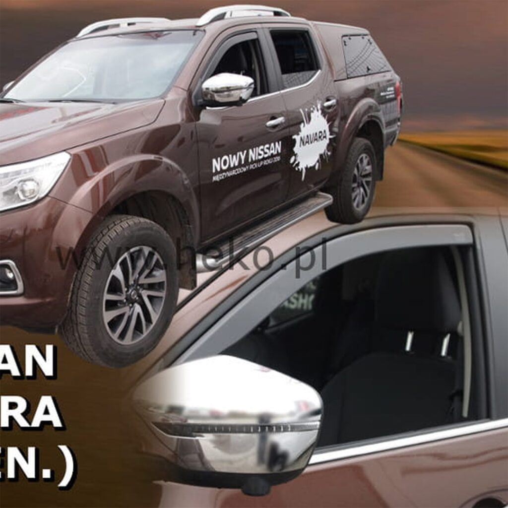 Εικόνα 1 από 5 — ΑΝΕΜΟΘΡΑΥΣΤΕΣ ΓΙΑ NISSAN NAVARA D23 4D 2014+ / NP300 2014+ ΖΕΥΓΑΡΙ ΑΠΟ ΕΥΚΑΜΠΤΟ ΦΙΜΕ ΠΛΑΣΤΙΚΟ HEKO – 2 ΤΕΜ.