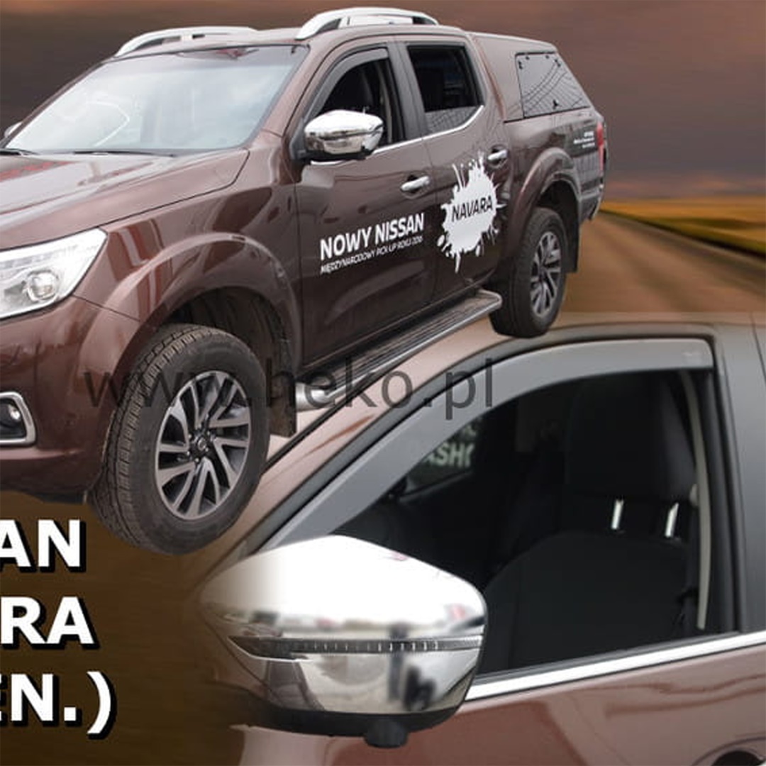 Εικόνα 1 από 5 — ΑΝΕΜΟΘΡΑΥΣΤΕΣ ΓΙΑ NISSAN NAVARA D23 4D 2014+ / NP300 2014+ ΖΕΥΓΑΡΙ ΑΠΟ ΕΥΚΑΜΠΤΟ ΦΙΜΕ ΠΛΑΣΤΙΚΟ HEKO – 2 ΤΕΜ.