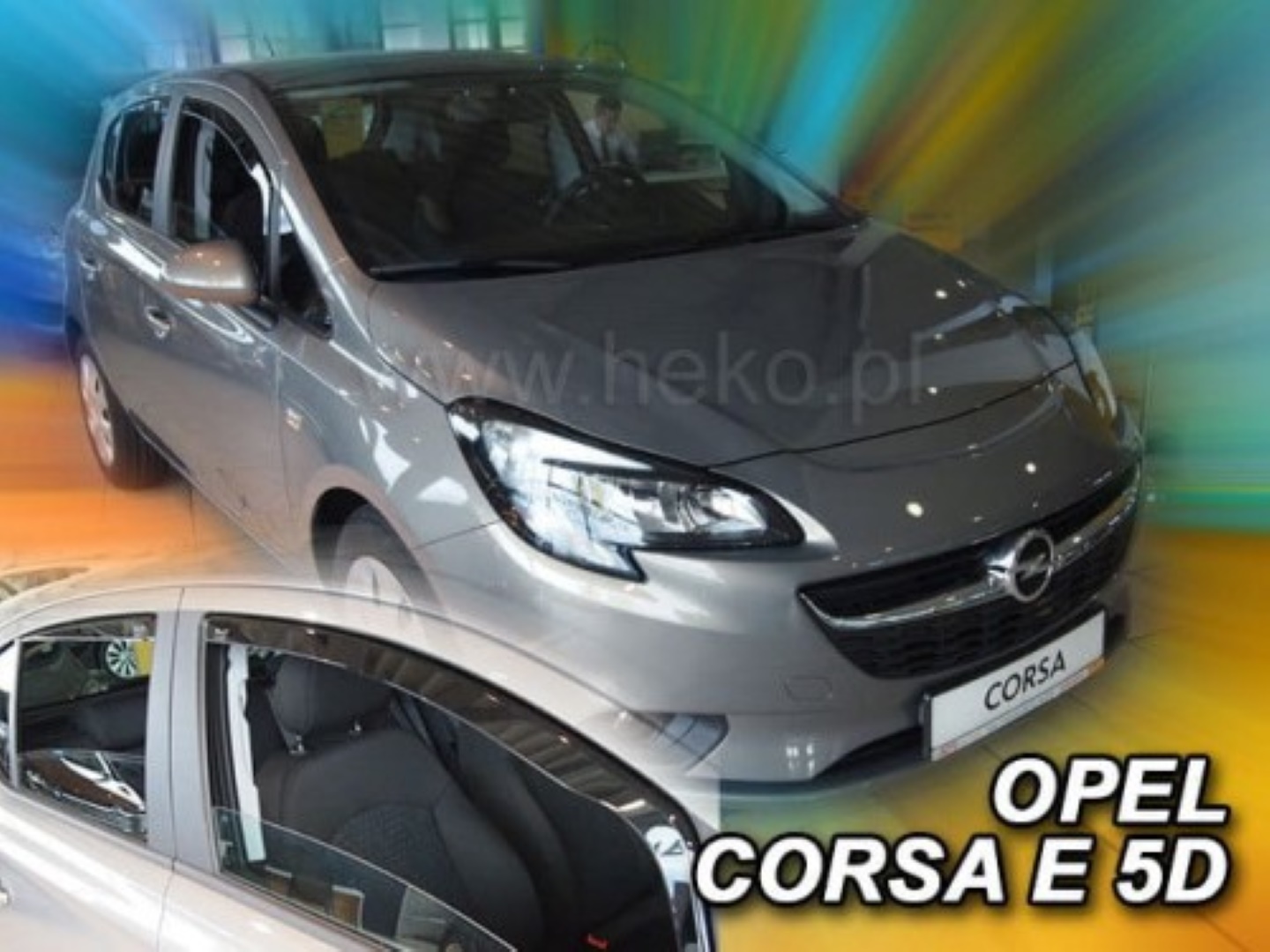 Εικόνα 1 από 5 — ΑΝΕΜΟΘΡΑΥΣΤΕΣ ΓΙΑ OPEL CORSA D 5D 09/2006-2014 /CORSA E 5D 2015+ ΣΕΤ ΑΥΤΟΚΙΝΗΤΟΥ ΑΠΟ ΕΥΚΑΜΠΤΟ ΦΙΜΕ ΠΛΑΣΤΙΚΟ HEKO – 4 ΤΕΜ.