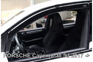 ΑΝΕΜΟΘΡΑΥΣΤΕΣ ΓΙΑ PORSCHE CAYENNE 5D 2017+ ΖΕΥΓΑΡΙ ΑΠΟ ΕΥΚΑΜΠΤΟ ΦΙΜΕ ΠΛΑΣΤΙΚΟ HEKO - 2 ΤΕΜ.