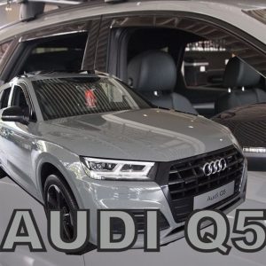ΑΝΕΜΟΘΡΑΥΣΤΕΣ ΓΙΑ AUDI Q5 5D 2016+ ΣΕΤ ΑΥΤΟΚΙΝΗΤΟΥ ΑΠΟ ΕΥΚΑΜΠΤΟ ΦΙΜΕ ΠΛΑΣΤΙΚΟ HEKO - 4 ΤΕΜ.