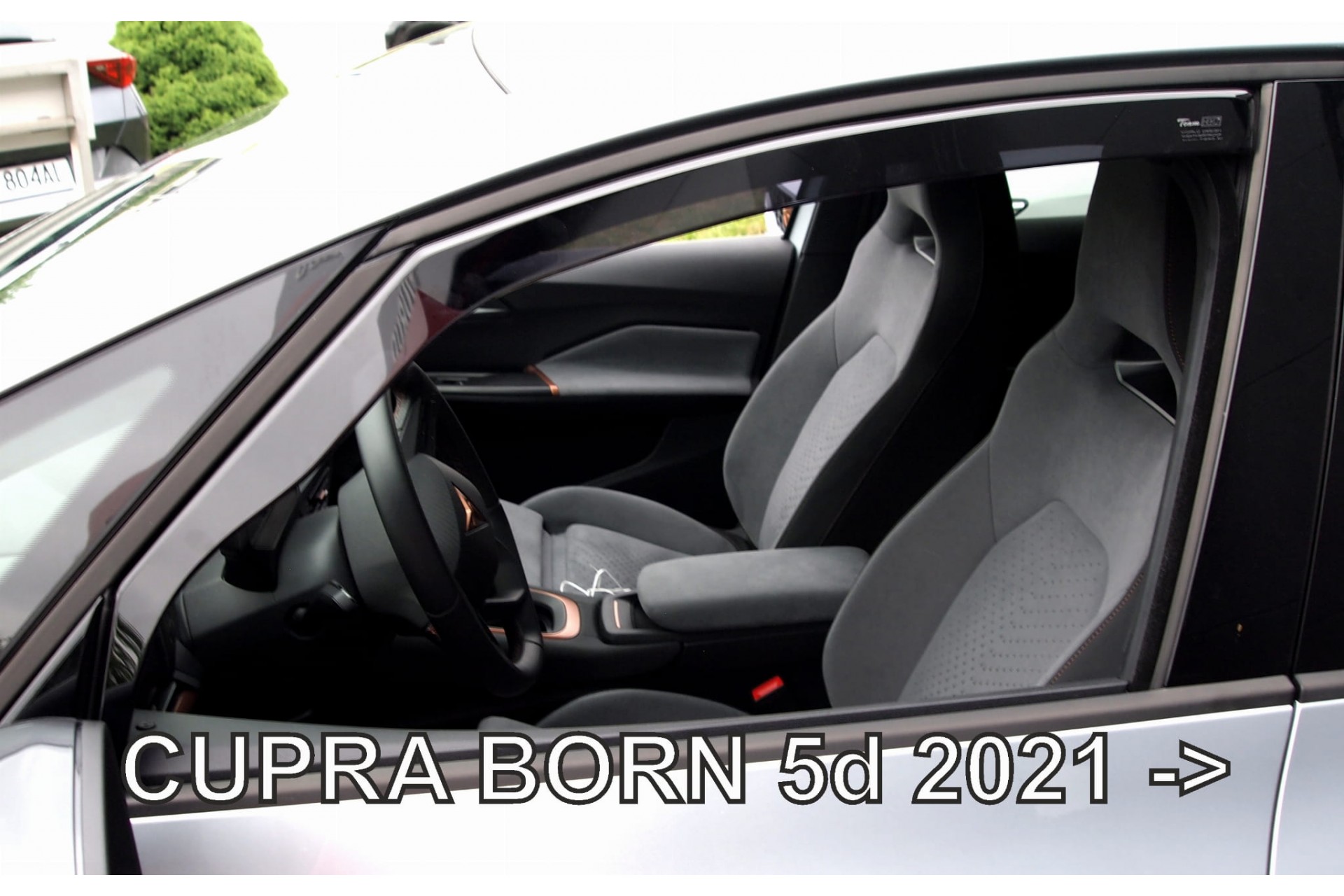 Εικόνα 1 από 6 — ΑΝΕΜΟΘΡΑΥΣΤΕΣ ΓΙΑ CUPRA BORN 5D 2021+  ΣΕΤ ΑΥΤΟΚΙΝΗΤΟΥ ΑΠΟ ΕΥΚΑΜΠΤΟ ΦΙΜΕ ΠΛΑΣΤΙΚΟ HEKO – 4 ΤΕΜ.