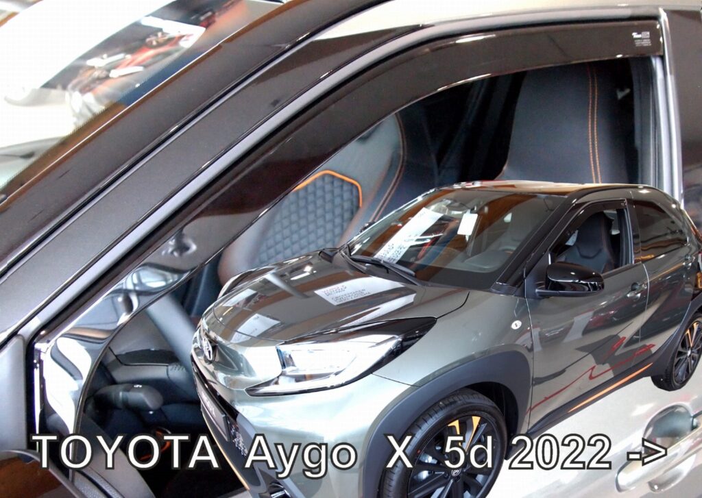 Εικόνα 1 από 5 — ΑΝΕΜΟΘΡΑΥΣΤΕΣ ΓΙΑ TOYOTA AYGO X 5D 2022+ ? ΖΕΥΓΑΡΙ ΑΠΟ ΕΥΚΑΜΠΤΟ ΦΙΜΕ ΠΛΑΣΤΙΚΟ HEKO – 2 ΤΕΜ.