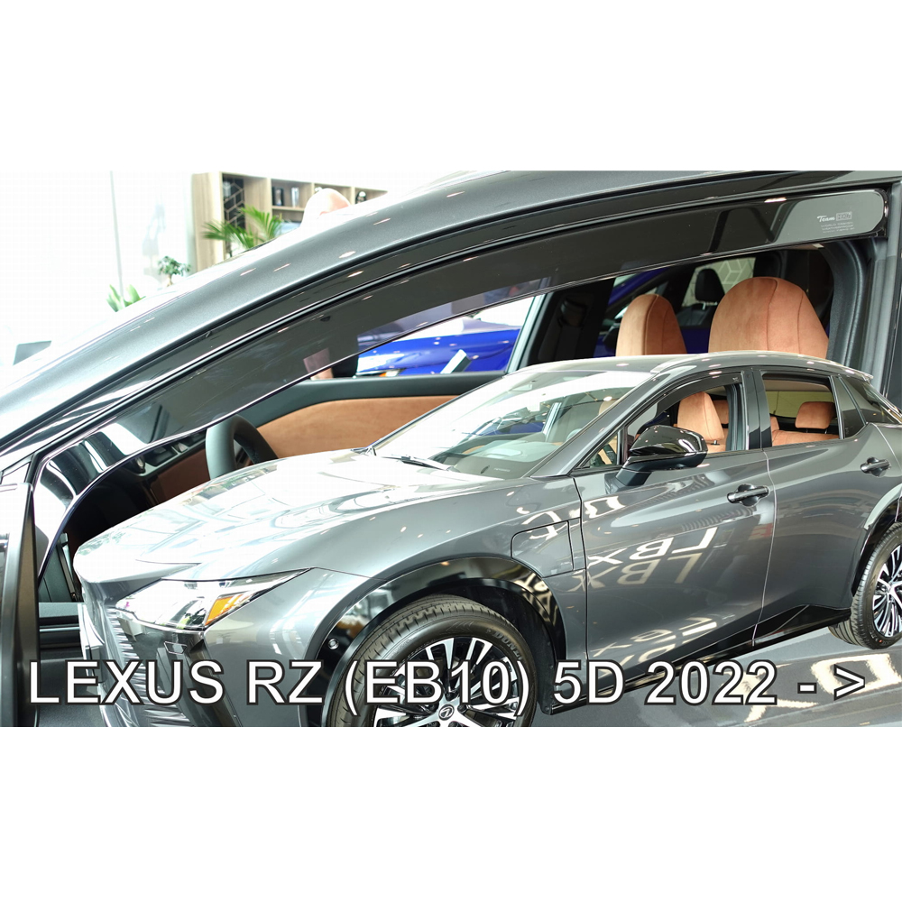 Εικόνα 1 από 6 — ΑΝΕΜΟΘΡΑΥΣΤΕΣ ΓΙΑ LEXUS RZ (EB10) 5D 2022+ ΣΕΤ ΑΥΤΟΚΙΝΗΤΟΥ ΑΠΟ ΕΥΚΑΜΠΤΟ ΦΙΜΕ ΠΛΑΣΤΙΚΟ HEKO – 4 ΤΕΜ.