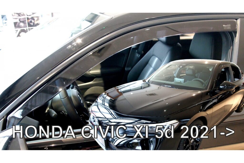Εικόνα 1 από 5 — ΑΝΕΜΟΘΡΑΥΣΤΕΣ ΓΙΑ HONDA CIVIC XI 4/5D 2021+ ΖΕΥΓΑΡΙ ΑΠΟ ΕΥΚΑΜΠΤΟ ΦΙΜΕ ΠΛΑΣΤΙΚΟ HEKO – 2 ΤΕΜ.