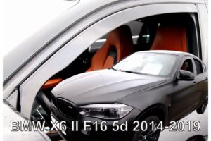 ΑΝΕΜΟΘΡΑΥΣΤΕΣ ΓΙΑ BMW X6 F16 5D 2014-2019 ΖΕΥΓΑΡΙ ΑΠΟ ΕΥΚΑΜΠΤΟ ΦΙΜΕ ΠΛΑΣΤΙΚΟ HEKO - 2 ΤΕΜ.