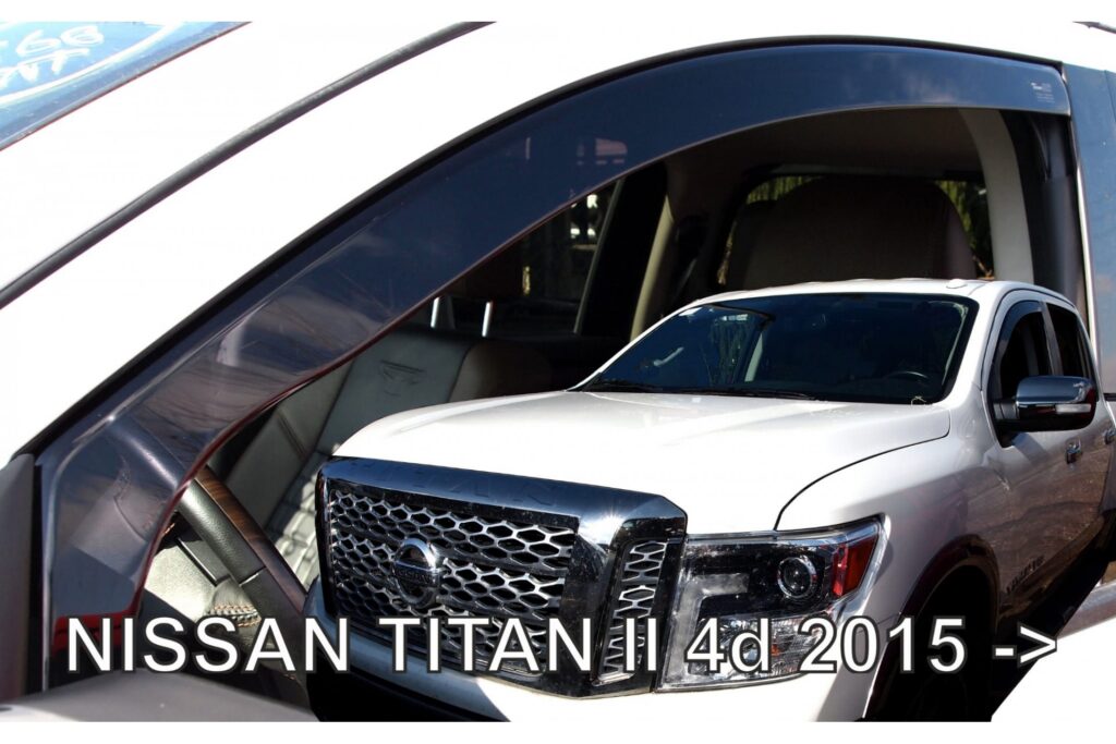 Εικόνα 1 από 5 — ΑΝΕΜΟΘΡΑΥΣΤΕΣ ΓΙΑ NISSAN TITAN 4D 2015+ ΖΕΥΓΑΡΙ ΑΠΟ ΕΥΚΑΜΠΤΟ ΦΙΜΕ ΠΛΑΣΤΙΚΟ HEKO – 2 ΤΕΜ.