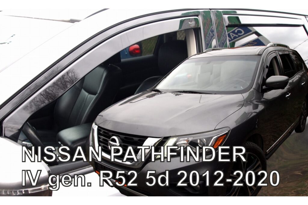 Εικόνα 1 από 6 — ΑΝΕΜΟΘΡΑΥΣΤΕΣ ΓΙΑ NISSAN PATHFINDER IV R52 5D 2012-2020 ΣΕΤ ΑΥΤΟΚΙΝΗΤΟΥ ΑΠΟ ΕΥΚΑΜΠΤΟ ΦΙΜΕ ΠΛΑΣΤΙΚΟ HEKO – 4 ΤΕΜ.