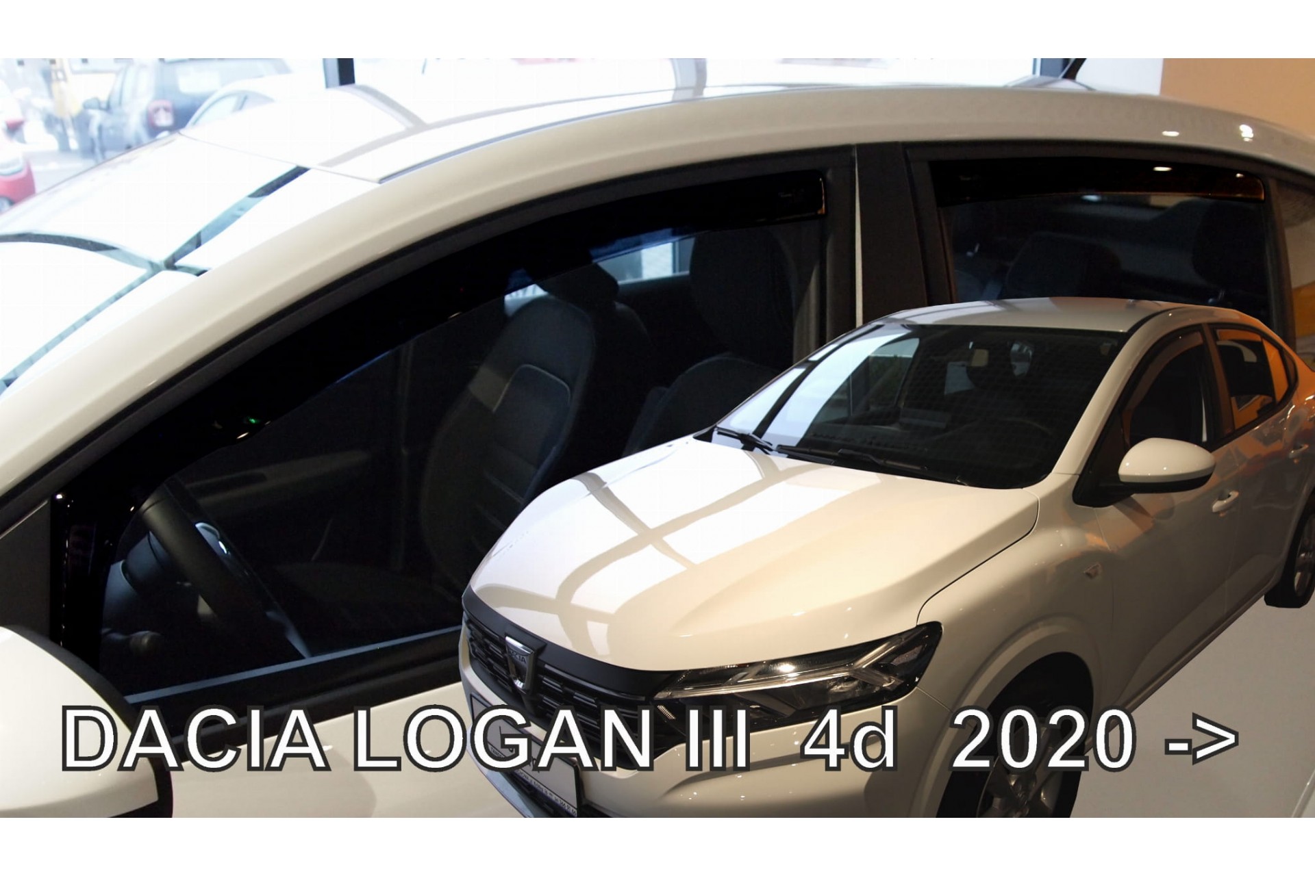 Εικόνα 1 από 6 — ΑΝΕΜΟΘΡΑΥΣΤΕΣ ΓΙΑ DACIA LOGAN 4D SEDAN 2020+  ΣΕΤ ΑΥΤΟΚΙΝΗΤΟΥ ΑΠΟ ΕΥΚΑΜΠΤΟ ΦΙΜΕ ΠΛΑΣΤΙΚΟ HEKO – 4 ΤΕΜ.