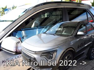 ΑΝΕΜΟΘΡΑΥΣΤΕΣ ΓΙΑ KIA NIRO 5D 2022+ ΣΕΤ ΑΥΤΟΚΙΝΗΤΟΥ ΑΠΟ ΕΥΚΑΜΠΤΟ ΦΙΜΕ ΠΛΑΣΤΙΚΟ HEKO - 4 ΤΕΜ.