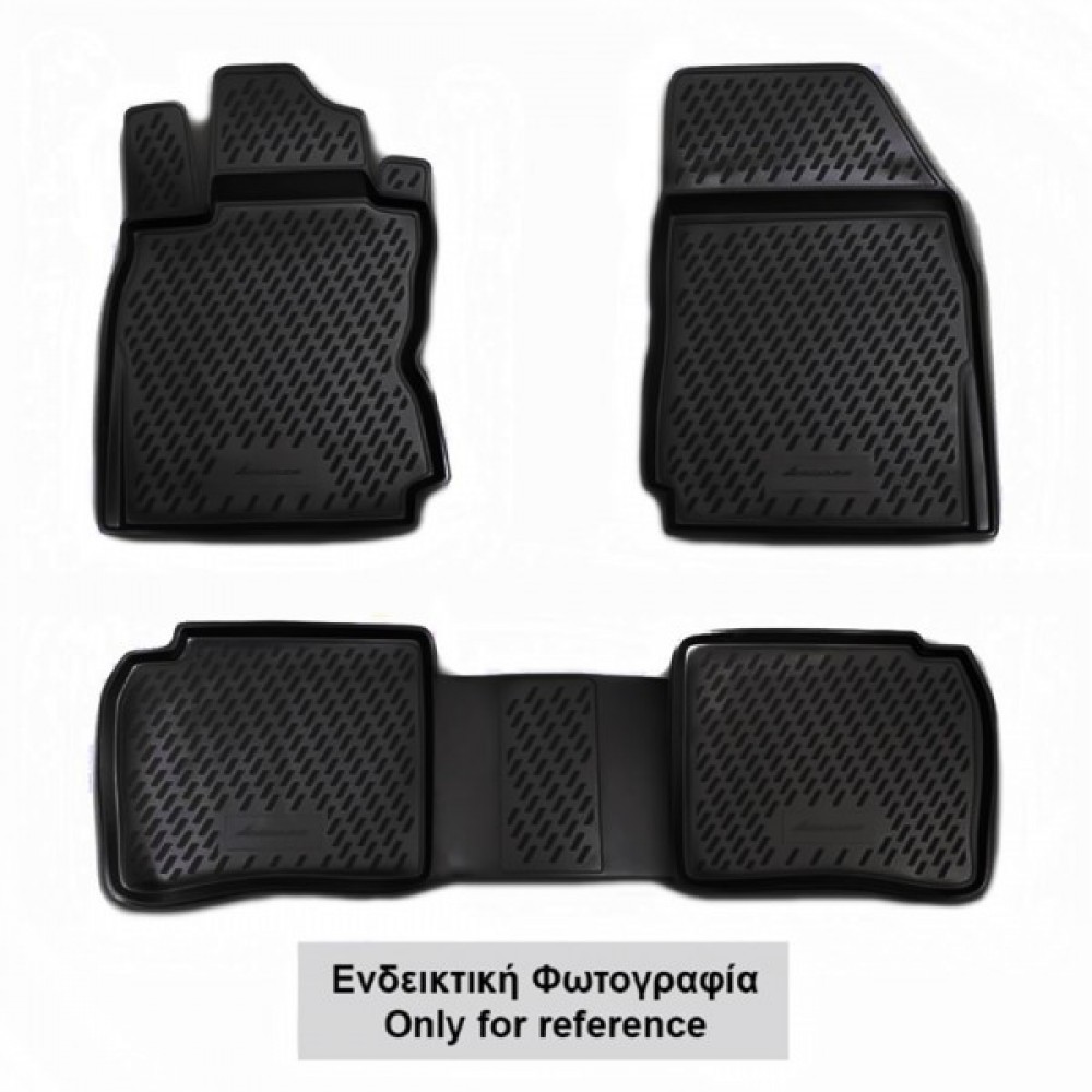 Εικόνα 1 από 1 — ΠΑΤΑΚΙΑ ΣΕ ΣΚΑΦΗ TPE ΛΑΣΤΙΧΟ ΓΙΑ NISSAN ALMERA N16 CLASSIC 2006+   ΣΕ ΜΑΥΡΟ ΧΡΩΜΑ NOVLINE – 4 ΤΕΜ.