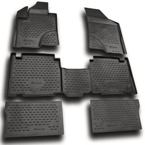 ΠΑΤΑΚΙΑ ΣΕ ΣΚΑΦΗ TPE ΛΑΣΤΙΧΟ ΓΙΑ HYUNDAI ix-55 2008-2015 ΣΕ ΑΝΘΡΑΚΙ ΣΚΟΥΡΟ ΓΚΡΙ ΧΡΩΜΑ NOVLINE - 6 ΤΕΜ.