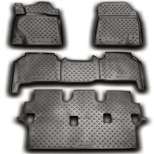 ΠΑΤΑΚΙΑ ΣΕ ΣΚΑΦΗ TPE ΛΑΣΤΙΧΟ ΓΙΑ LEXUS LX570 2007+ ΣΕ ΑΝΘΡΑΚΙ ΣΚΟΥΡΟ ΓΚΡΙ ΧΡΩΜΑ NOVLINE - 4 ΤΕΜ.