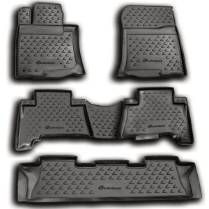 ΠΑΤΑΚΙΑ ΣΕ ΣΚΑΦΗ TPE ΛΑΣΤΙΧΟ ΓΙΑ LEXUS GX460 02/2010+ ΣΕ ΑΝΘΡΑΚΙ ΣΚΟΥΡΟ ΓΚΡΙ ΧΡΩΜΑ NOVLINE - 5 ΤΕΜ.