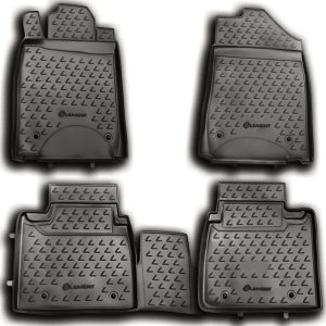 ΠΑΤΑΚΙΑ ΣΕ ΣΚΑΦΗ TPE ΛΑΣΤΙΧΟ ΓΙΑ LEXUS ES350 10/2010-2012 ΣΕ ΑΝΘΡΑΚΙ ΣΚΟΥΡΟ ΓΚΡΙ ΧΡΩΜΑ NOVLINE - 4 ΤΕΜ.