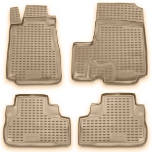 ΠΑΤΑΚΙΑ ΣΕ ΣΚΑΦΗ TPE ΛΑΣΤΙΧΟ ΓΙΑ HONDA CR-V 01/2007-2012 ΣΕ ΜΠΕΖ ΧΡΩΜΑ NOVLINE - 4 ΤΕΜ.