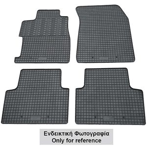 Cik - ΠΑΤΑΚΙΑ ΑΥΤΟΚΙΝΗΤΟΥ ΑΠΟ ΛΑΣΤΙΧΟ ΓΙΑ FORD C-MAX 2013-2015 ΣΕ ΜΑΥΡΟ ΧΡΩΜΑ ΜΕ ΚΟΥΜΠΩΜΑΤΑ - 4 ΤΕΜ. (RM.FO.0007/CK)