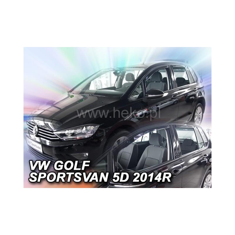 Εικόνα 1 από 6 — ΑΝΕΜΟΘΡΑΥΣΤΕΣ ΓΙΑ VW GOLF SPORTSVAN 5D 2014+ ΣΕΤ ΑΥΤΟΚΙΝΗΤΟΥ ΑΠΟ ΕΥΚΑΜΠΤΟ ΦΙΜΕ ΠΛΑΣΤΙΚΟ HEKO – 4 ΤΕΜ.