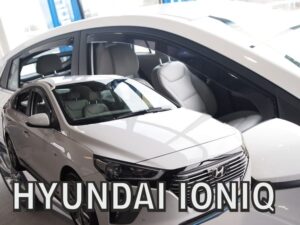 ΑΝΕΜΟΘΡΑΥΣΤΕΣ ΓΙΑ HYUNDAI IONIQ 5D 2016+ ΣΕΤ ΑΥΤΟΚΙΝΗΤΟΥ ΑΠΟ ΕΥΚΑΜΠΤΟ ΦΙΜΕ ΠΛΑΣΤΙΚΟ HEKO - 4 ΤΕΜ.