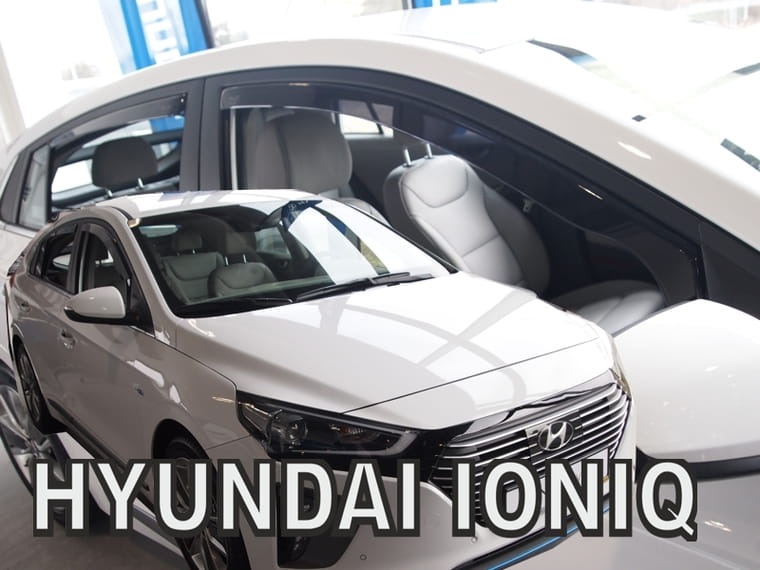 Εικόνα 1 από 6 — ΑΝΕΜΟΘΡΑΥΣΤΕΣ ΓΙΑ HYUNDAI IONIQ 5D 2016+  ΣΕΤ ΑΥΤΟΚΙΝΗΤΟΥ ΑΠΟ ΕΥΚΑΜΠΤΟ ΦΙΜΕ ΠΛΑΣΤΙΚΟ HEKO – 4 ΤΕΜ.