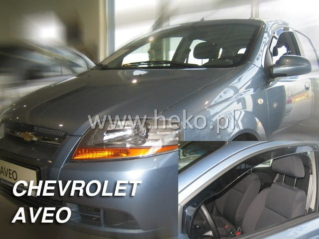 Εικόνα 1 από 5 — ΑΝΕΜΟΘΡΑΥΣΤΕΣ ΓΙΑ CHEVROLET AVEO CLASSIC 5D 2004-2011 / KALOS 5D 2004-2008 HTB ΖΕΥΓΑΡΙ ΑΠΟ ΕΥΚΑΜΠΤΟ ΦΙΜΕ ΠΛΑΣΤΙΚΟ HEKO – 2 ΤΕΜ.