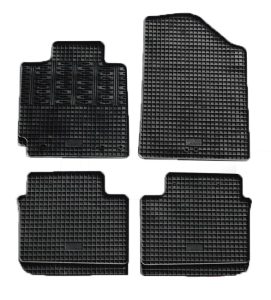 Cik - ΠΑΤΑΚΙΑ ΑΥΤΟΚΙΝΗΤΟΥ ΑΠΟ ΛΑΣΤΙΧΟ ΓΙΑ HYUNDAI ELANTRA / VELOSTER 2007-2011 ΣΕ ΜΑΥΡΟ ΧΡΩΜΑ ΜΕ ΚΟΥΜΠΩΜΑΤΑ - 4 ΤΕΜ. (RM.HY.0001/CK)