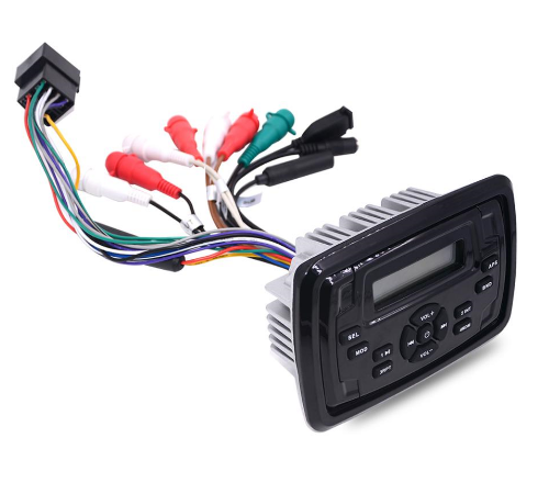 Εικόνα 3 από 4 — HASDA MP3 PLAYER 155X105mm – 12V – 4X45W ΜΕ ΡΑΔΙΟΦΩΝΟ/USB/BLUETOOTH (ΑΔΙΑΒΡΟΧΟ/ΜΑΥΡΟ)