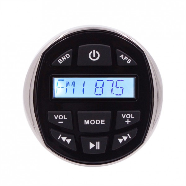 Εικόνα 1 από 5 — HASDA MP3 PLAYER 113 mm- 5V-4X40W ΜΕ ΡΑΔΙΟΦΩΝΟ/USB/BLUETOOTH (ΑΔΙΑΒΡΟΧΟ/ΣΤΡΟΓΓΥΛΟ/ΜΑΥΡΟ ΧΡΩΜΙΟΜΕΝΟ ΔΑΧΤΥΛΙΔΙ)