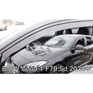 ΑΝΕΜΟΘΡΑΥΣΤΕΣ ΓΙΑ BMW ΣΕΙΡΑ 1 F70 5D 2024+ ΖΕΥΓΑΡΙ ΑΠΟ ΕΥΚΑΜΠΤΟ ΦΙΜΕ ΠΛΑΣΤΙΚΟ HEKO - 2 ΤΕΜ.