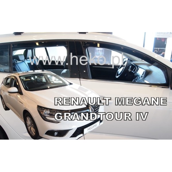 Εικόνα 1 από 1 — ΑΝΕΜΟΘΡΑΥΣΤΕΣ ΓΙΑ RENAULT MEGANE 5D 2016+  GRANDTOUR WAGON  ΣΕΤ ΑΥΤΟΚΙΝΗΤΟΥ ΑΠΟ ΕΥΚΑΜΠΤΟ ΦΙΜΕ ΠΛΑΣΤΙΚΟ HEKO – 4 ΤΕΜ.