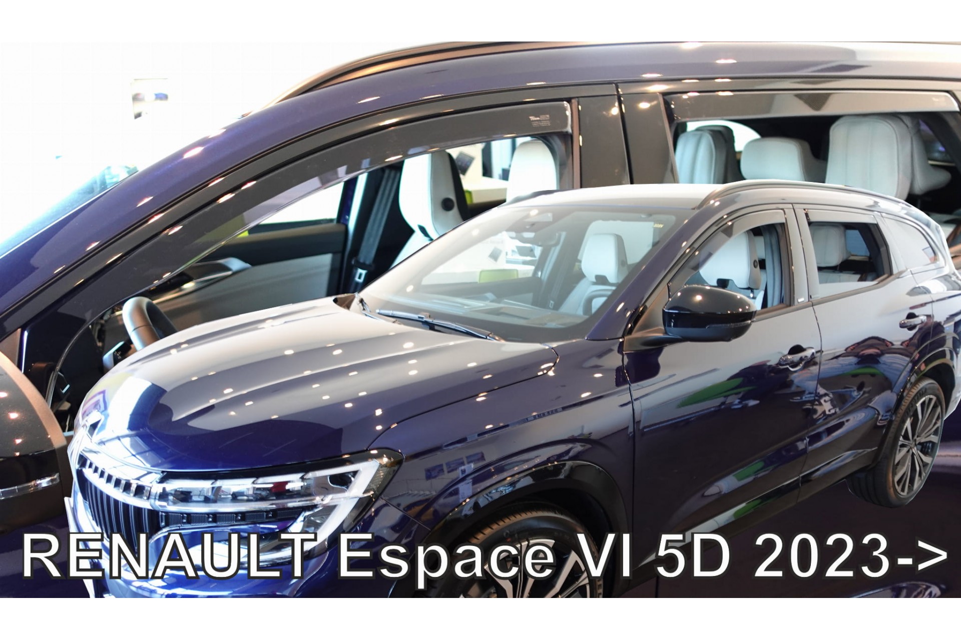 Εικόνα 1 από 6 — ΑΝΕΜΟΘΡΑΥΣΤΕΣ ΓΙΑ RENAULT ESPACE 5D 2023+ ΣΕΤ ΑΥΤΟΚΙΝΗΤΟΥ ΑΠΟ ΕΥΚΑΜΠΤΟ ΦΙΜΕ ΠΛΑΣΤΙΚΟ HEKO – 4 ΤΕΜ