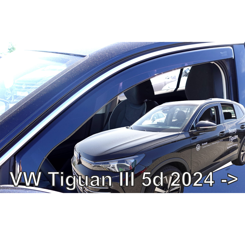 Εικόνα 1 από 5 — ΑΝΕΜΟΘΡΑΥΣΤΕΣ ΓΙΑ VW TIGUAN 5D 2024+ ΖΕΥΓΑΡΙ ΑΠΟ ΕΥΚΑΜΠΤΟ ΦΙΜΕ ΠΛΑΣΤΙΚΟ HEKO – 2 ΤΕΜ.