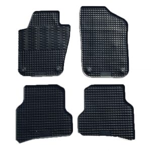 Cik - ΠΑΤΑΚΙΑ ΑΥΤΟΚΙΝΗΤΟΥ ΑΠΟ ΛΑΣΤΙΧΟ ΓΙΑ SEAT IBIZA 2008-2017 / IBIZA FACELIFT 2013-2017 / VW POLO 6R 2009-2017 / SKODA FABIA 2015-2021 ΣΕ ΜΑΥΡΟ ΧΡΩΜΑ ΜΕ ΚΟΥΜΠΩΜΑΤΑ - 4 ΤΕΜ. (RM.SE.0001/CK)