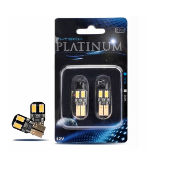 Εικόνα 2 από 2 — T10 W5W 12V 4xSMD5730 ΛΕΥΚΟ (ΚΑΡΦΩΤΟ- CAN-BUS) 2ΤΕΜ. M-TECH