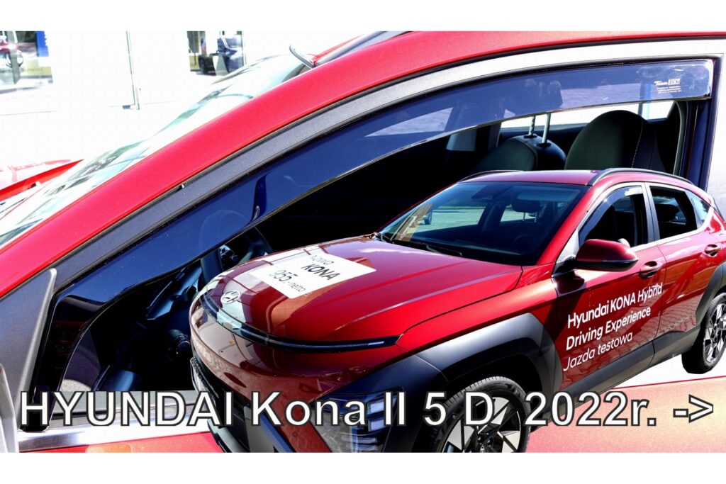 Εικόνα 1 από 5 — ΑΝΕΜΟΘΡΑΥΣΤΕΣ ΓΙΑ HYUNDAI KONA 5D 04/2023+ ΖΕΥΓΑΡΙ ΑΠΟ ΕΥΚΑΜΠΤΟ ΦΙΜΕ ΠΛΑΣΤΙΚΟ HEKO – 2 ΤΕΜ.