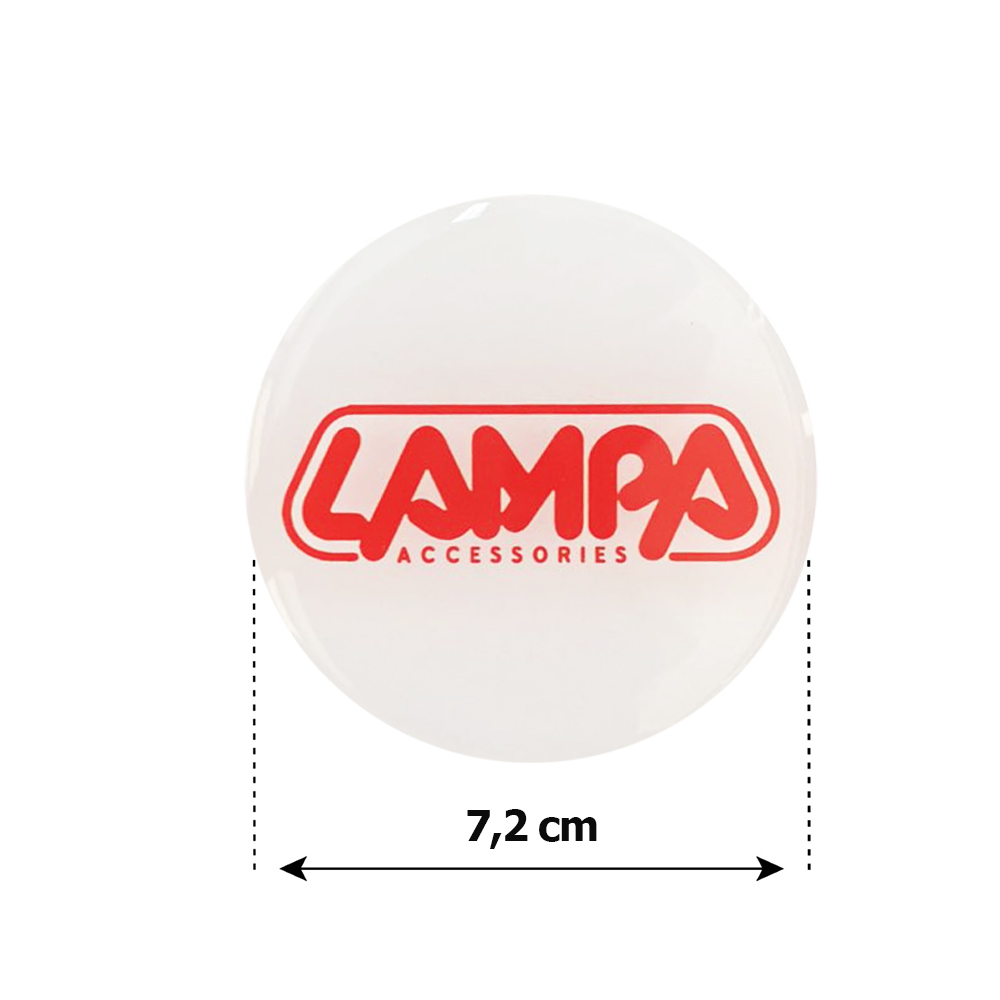Εικόνα 2 από 3 — LAMPA ΑΥΤΟΚΟΛΛΗΤΑ ΖΑΝΤΩΝ 7,2 cm ΛΕΥΚΟ/ΚΟΚΚΙΝΟ ΣΜΑΛΤΟΥ – 4 ΤΕΜ.