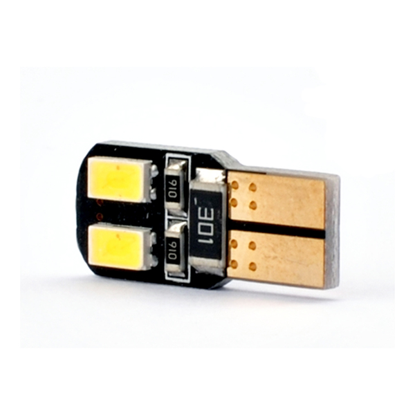Εικόνα 1 από 2 — T10 W5W 12V 4xSMD5730 ΛΕΥΚΟ (ΚΑΡΦΩΤΟ- CAN-BUS) 2ΤΕΜ. M-TECH