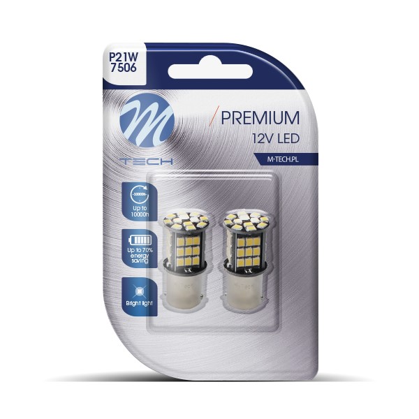 Εικόνα 1 από 4 — BA15s 48xSMD2835 CANBUS 12V ΛΕΥΚΟ