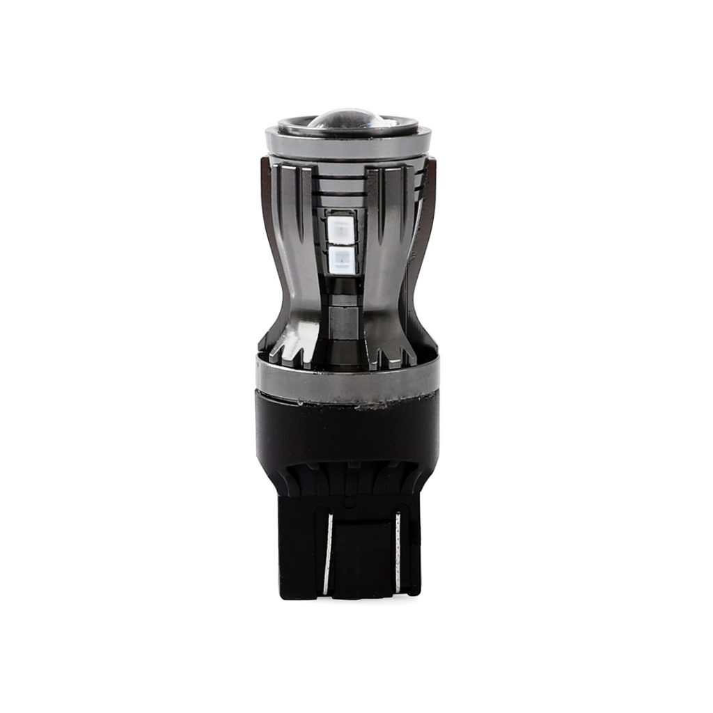 Εικόνα 1 από 2 — W21/5W (T20) 12/24V W3x16q 14xSMD2835 LED ΚΟΚΚΙΝΟ CAN-BUS BLISTER​  M-TECH – 1 ΤΕΜ.
