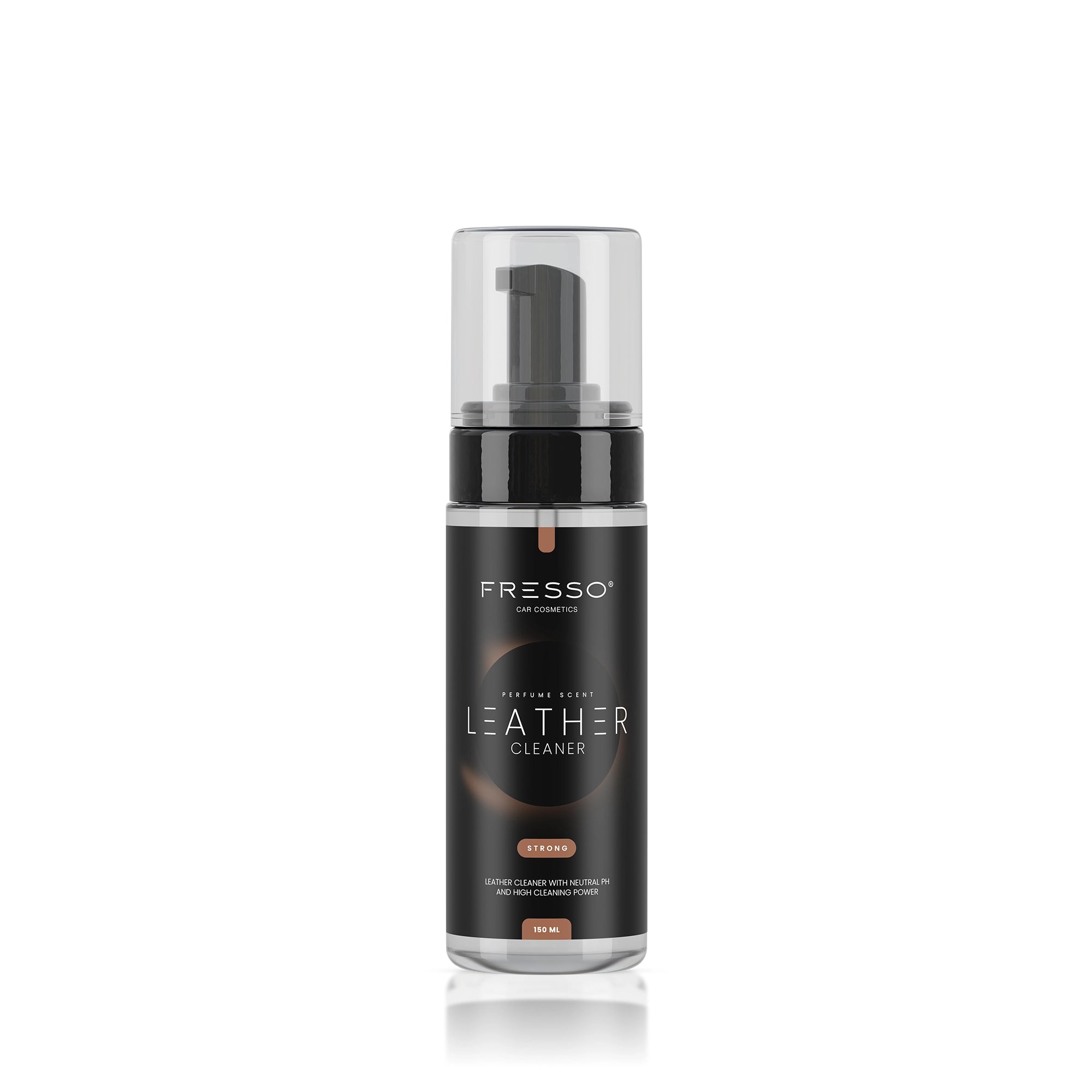Εικόνα 1 από 1 — Fresso – Καθαριστικό Δέρματος Leather Cleaner 150 ml με Ασφαλές pH για Βαθύ Καθαρισμό και Φυσικό Ματ Αποτέλεσμα – 1 Τεμ. (390525/FRE)
