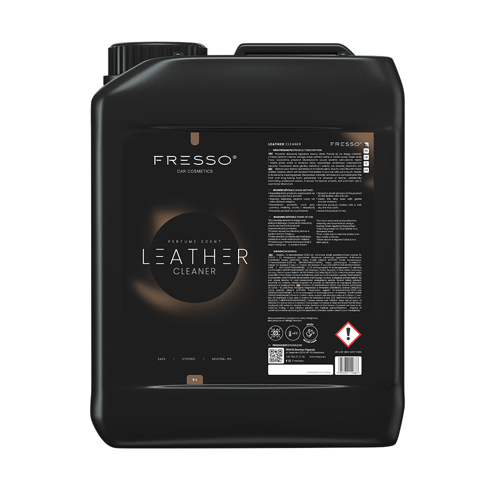Εικόνα 1 από 1 — Fresso – Καθαριστικό Δέρματος Leather Cleaner 5 L με Ασφαλές pH για Βαθύ Καθαρισμό και Φυσικό Ματ Αποτέλεσμα – 1 Τεμ. (159686/FRE)