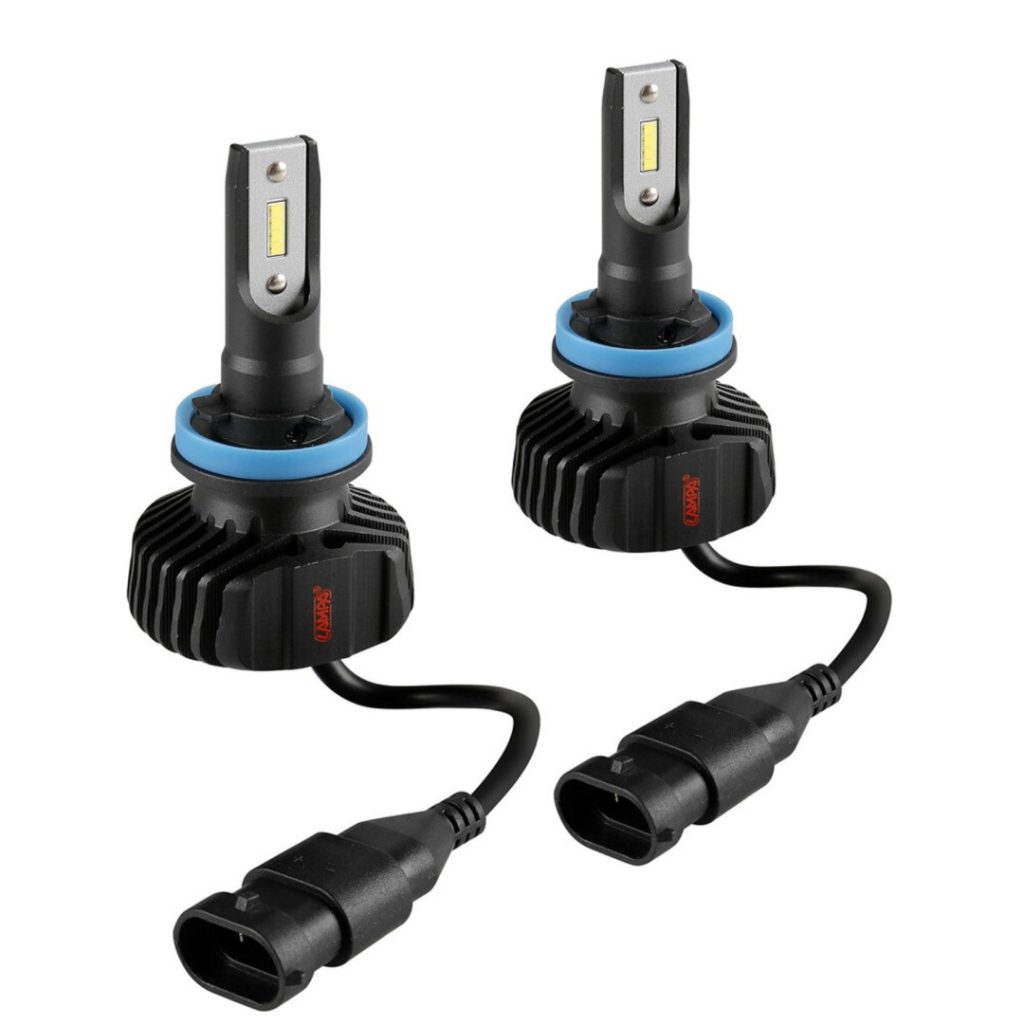 Εικόνα 1 από 3 — H8/H9/H11/H16 9-32V 6.500K 4.500lm 40W PGJ19-X HALO LED SERIE 5 BLASTER 8LED SEOUL 2ΤΕΜ. LED KIT